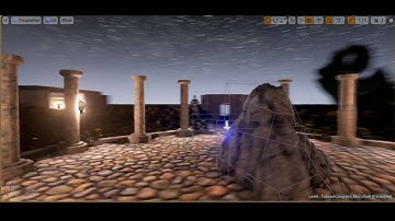 Unreal Engine level design test flythough