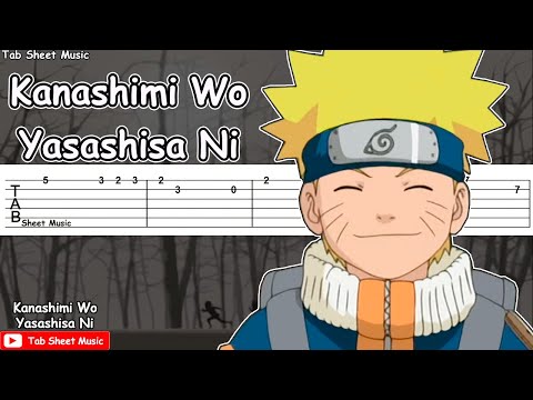 Naruto OP 3 - Kanashimi Wo Yasashisa Ni Guitar Tutorial