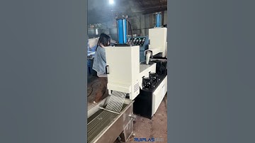 double stage plastic Recycling machine #machine #automation #recyclingmachinery