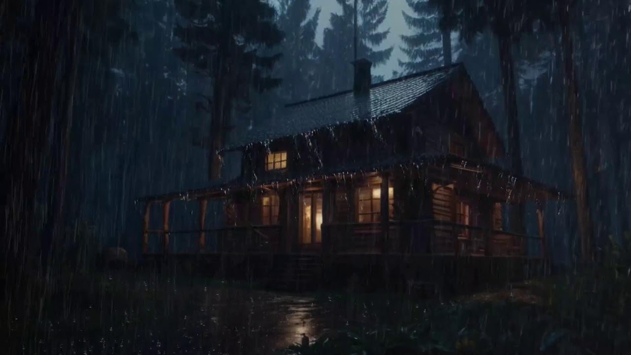 Super Heavy Rain To Sleep Immediately - Heavy Rain for Relax Sleep