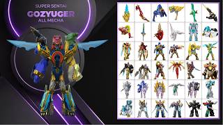 Gozyuger All Mecha