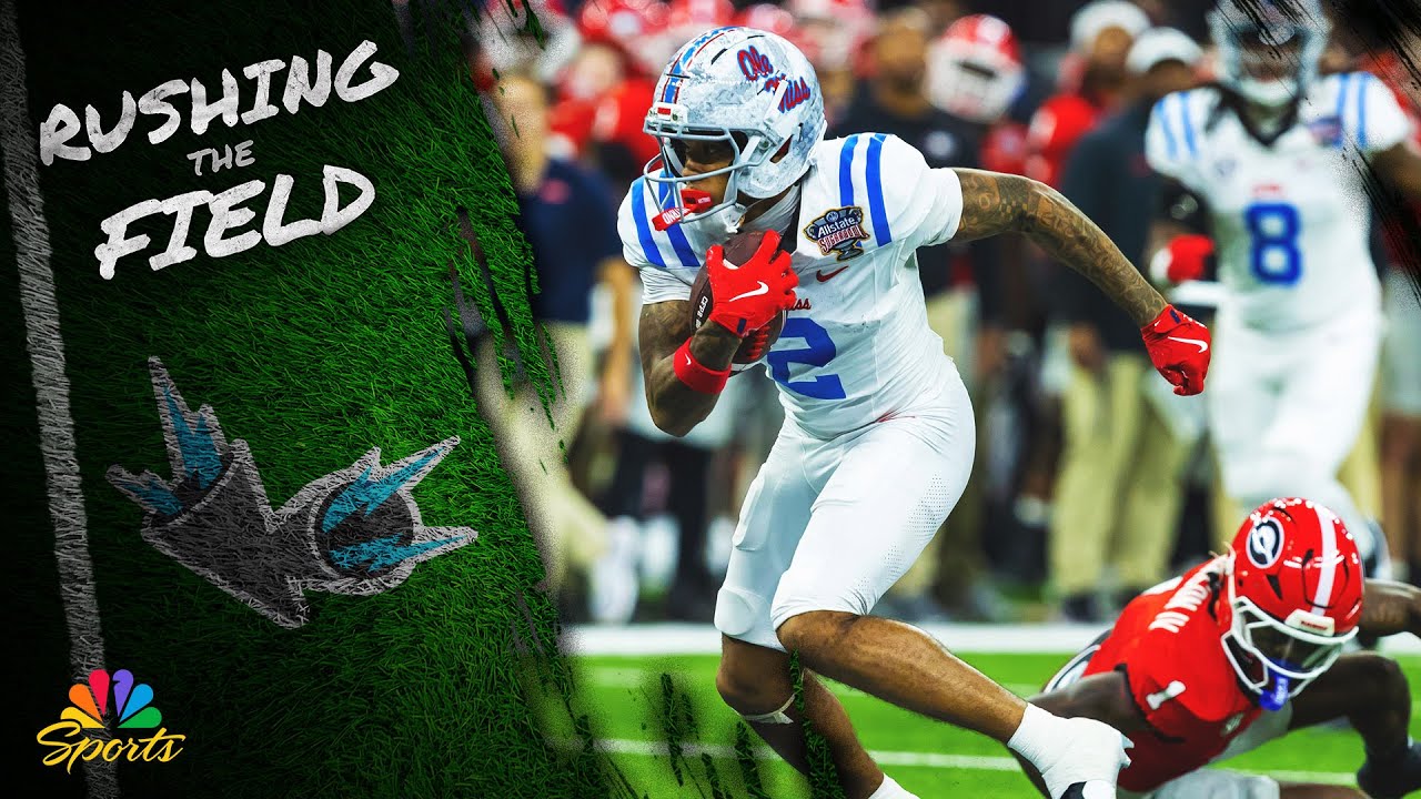 CFP Semifinals 2026 predictions: Miami-Ole Miss, Oregon-Indiana | Rushing the Field | NBC Sports