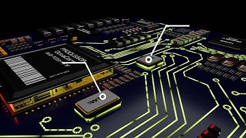 3D intro video smart watch with crystal oscillators