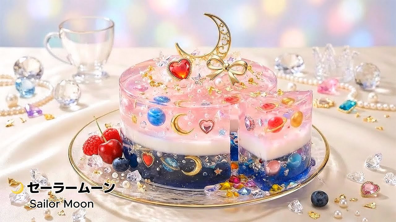 【ASMR】 どのケーキを選ぶ？🍰✨セーラームーン惑星 ガラスケーキver 