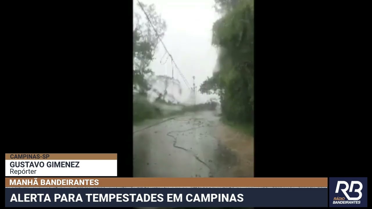 INTERIOR de São Paulo pode ter VENTOS de 90 km/h