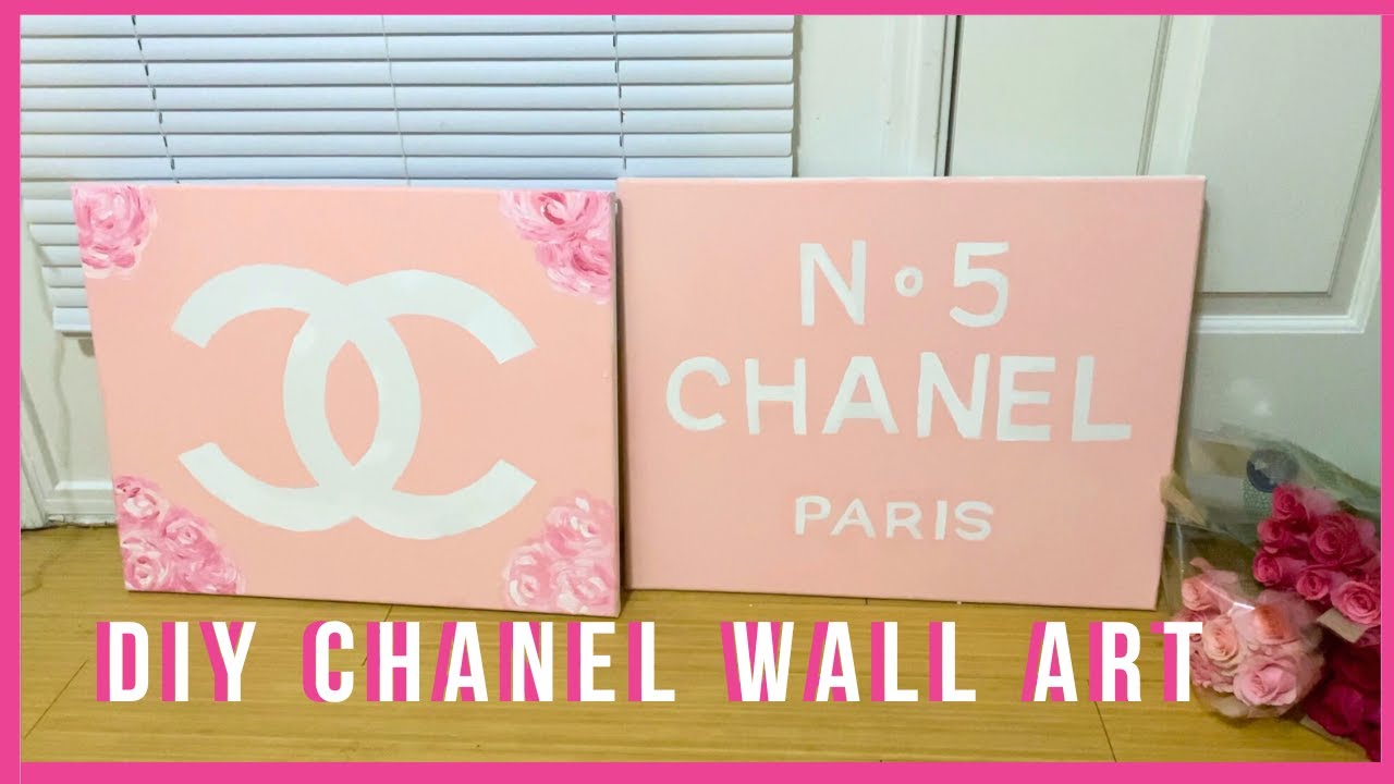 DIY CHANEL WALL ART| AFFORDABLE| NO MACHINE NEEDED