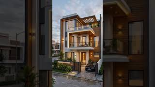 Modern Duplex House Elevation 🏡✨ | Luxury G+1 Front Design#civilengineering#elevation#frontElevation