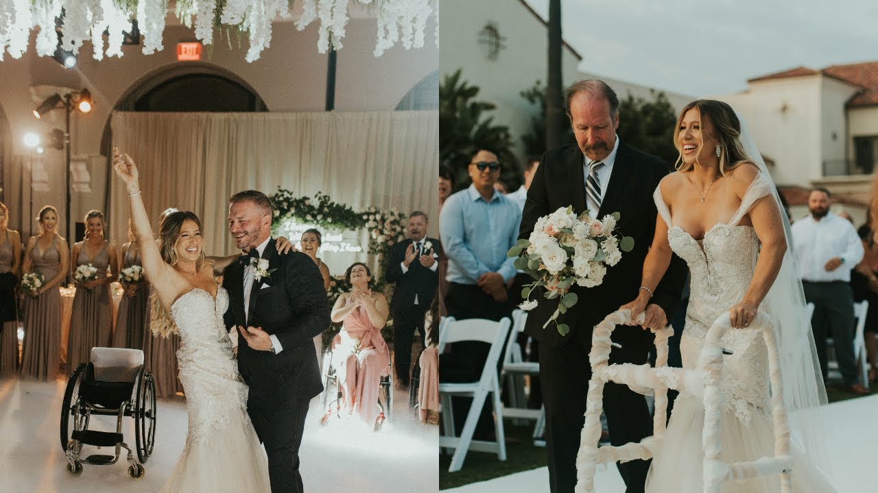 OUR SPECIAL DAY- I can't believe I walked down the aisle😭  HIS reaction is EVERYTHING!