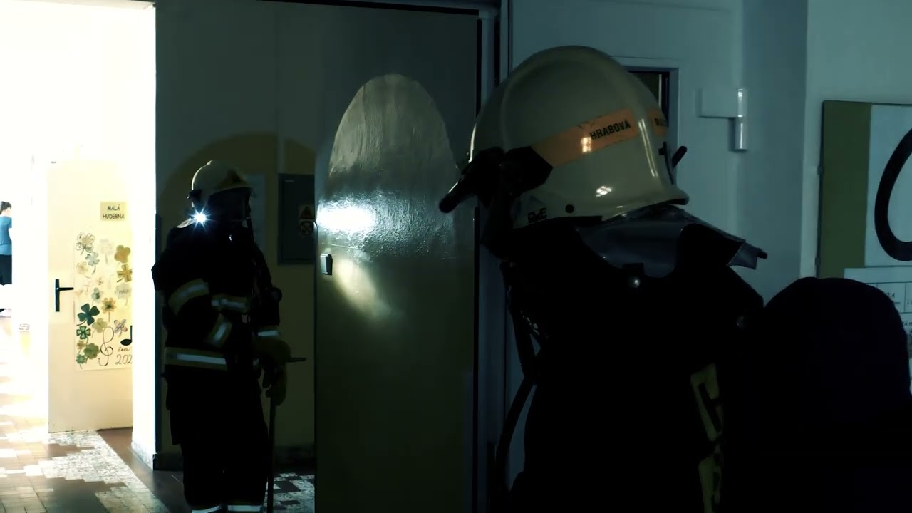 Cvičný poplach a ukázka od SDH Hrabová