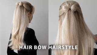 How To Hair Bow Hairstyle 🎀 by Alex Gaboury 60,826 views 4 months ago 46 seconds