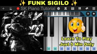 FUNK SIGILO- h6itam | Perfect Piano Tutorial screenshot 2