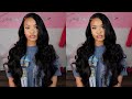 PERFECT HAIR, PERFECT INSTALL, &amp; PERFECT CURLS 🎀🌸 | 28&quot; Body Wave HD Lace Wig ft Wiggins Hair 💕