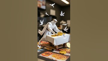 Jesus Cleanses the Temple | Righteous Anger in Paper Art