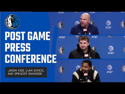 Jason Kidd, Luka Dončić & Spencer Dinwiddie | Oct 29 | Post Game Press Conference