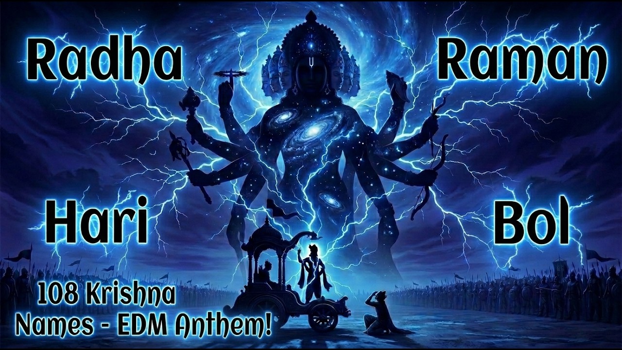 108 Krishna Naam | Radha Raman Hari Bol | EPIC Dwapar Yuga Trance Anthem