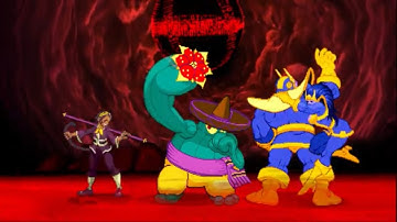 Marvel vs Capcom 2: Thanos, Amingo, and Sonson arcade playthrough