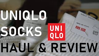 Uniqlo Sock Haul & Review | S/S 2021