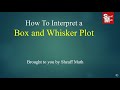 Understanding Box and Whisker Plots