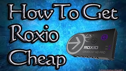 How To Get Roxio HD Pro Game Capture Up To 30$ Cheaper