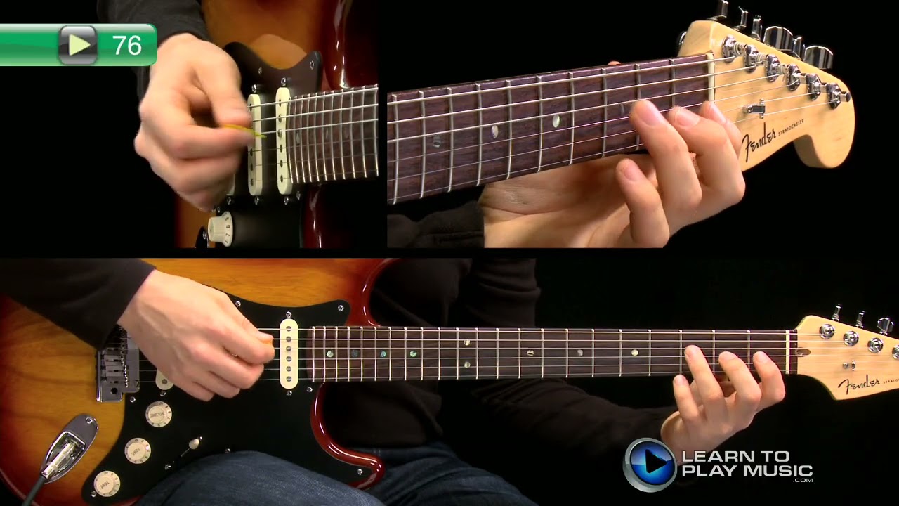 Ex076 - Super Easy Guitar Lessons - Notes, Chords & Rhythms with