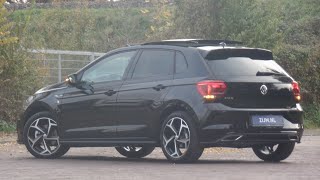 Volkswagen New Polo R-Line 2019 In 4K Deep Black 17 Inch Bonneville Walk Around & Detail Inside