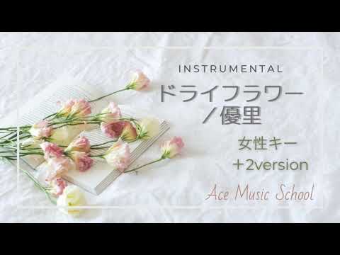 【生音カラオケ】ドライフラワー／優里【＋２・女性キー・ガイドメロなし】