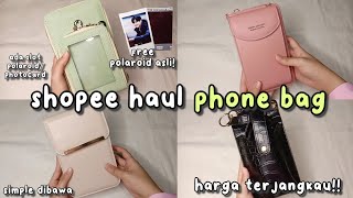 Shopee Haul Tas Selempang Hp! Simple Banget!