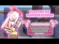 PLAYING MM2 AS BONBONRIBBON + KEYBOARD ASMR!
