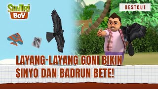 AHH! Layangan Sinyo dan Badrun Jadi Putus Kannn! | BestCut Santri Boy ANTV (3/3)