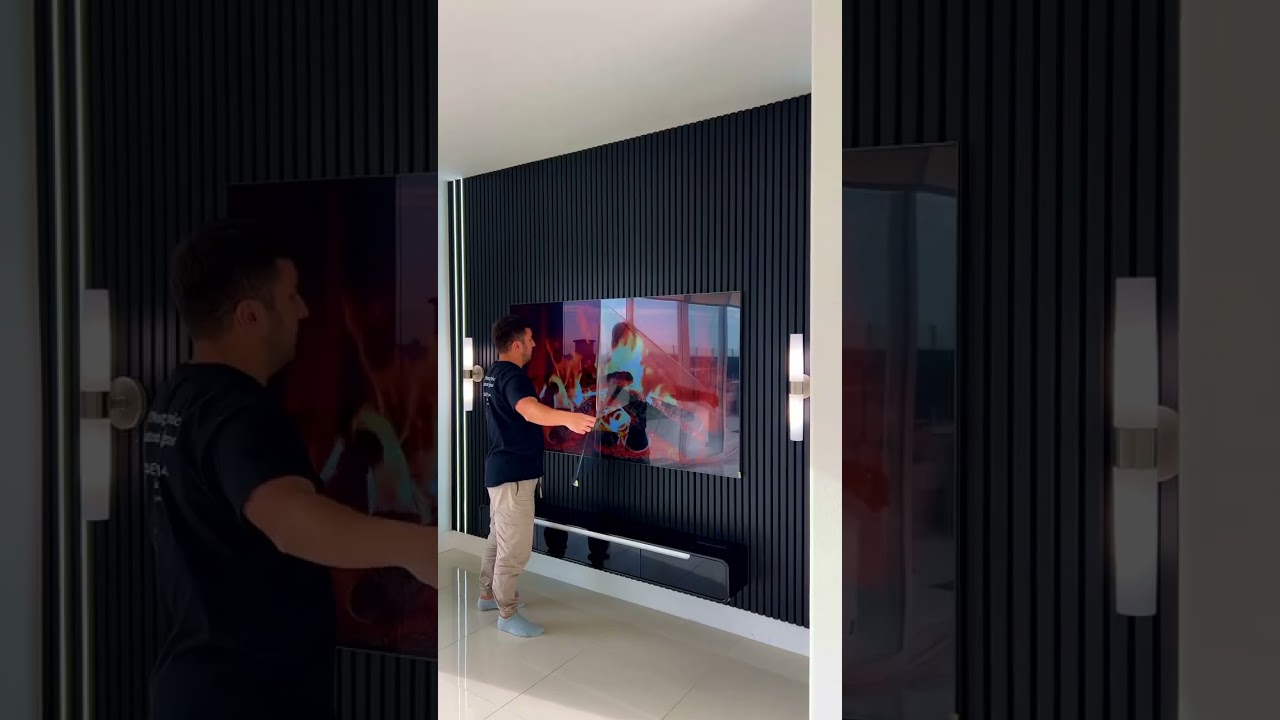 From paneling to shelves and sound bars — we create stunning TV Wall zones