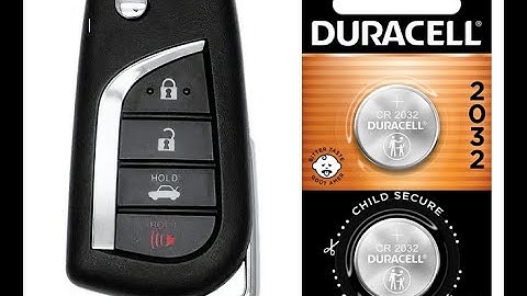 2019 - 2024 Toyota Rav4 Key Fob Battery Replacement change