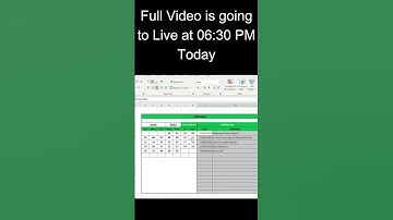Create Calender cum Date Picker and insert image in Excel #shorts