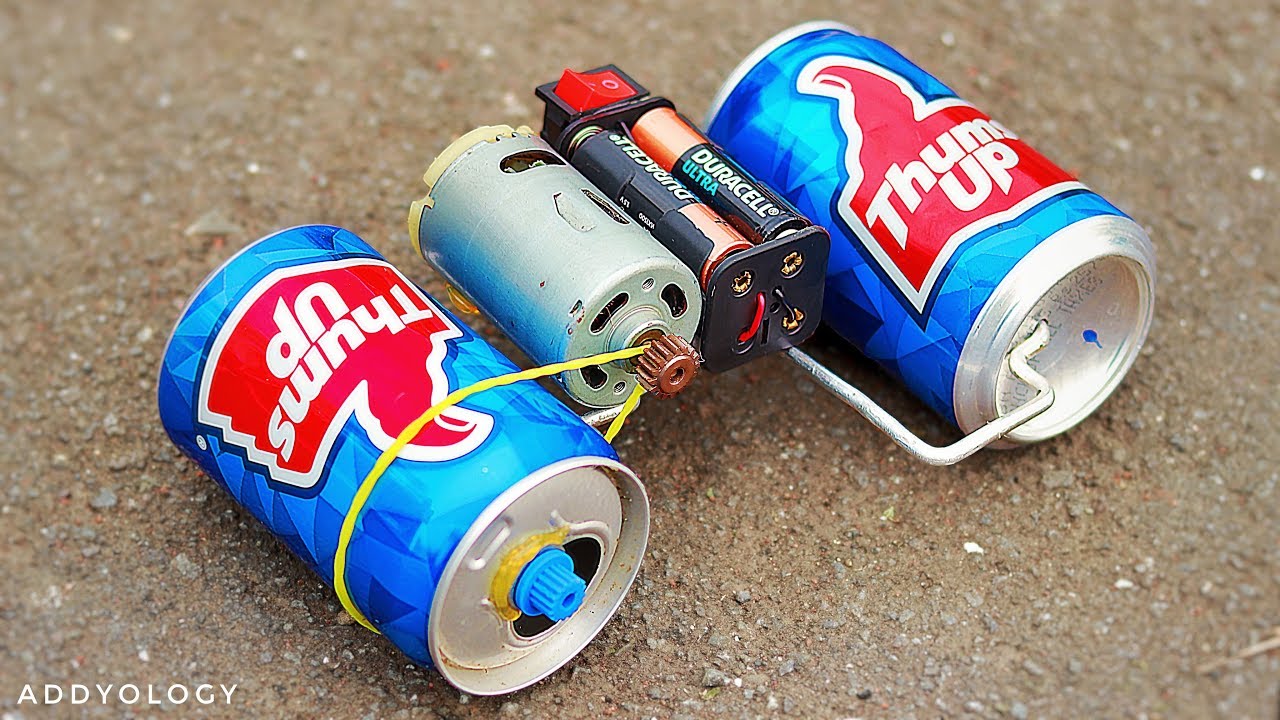 How to Make a Soda Can Car - SUPER FAST 