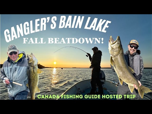Gangler's Bain Lake Fall Beatdown! Canada Fishing Guide Hosted