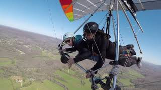 April Pojero Tandem Hang Gliding at LMFP