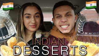 FIRST TIME TRYING INDIAN DESSERTS