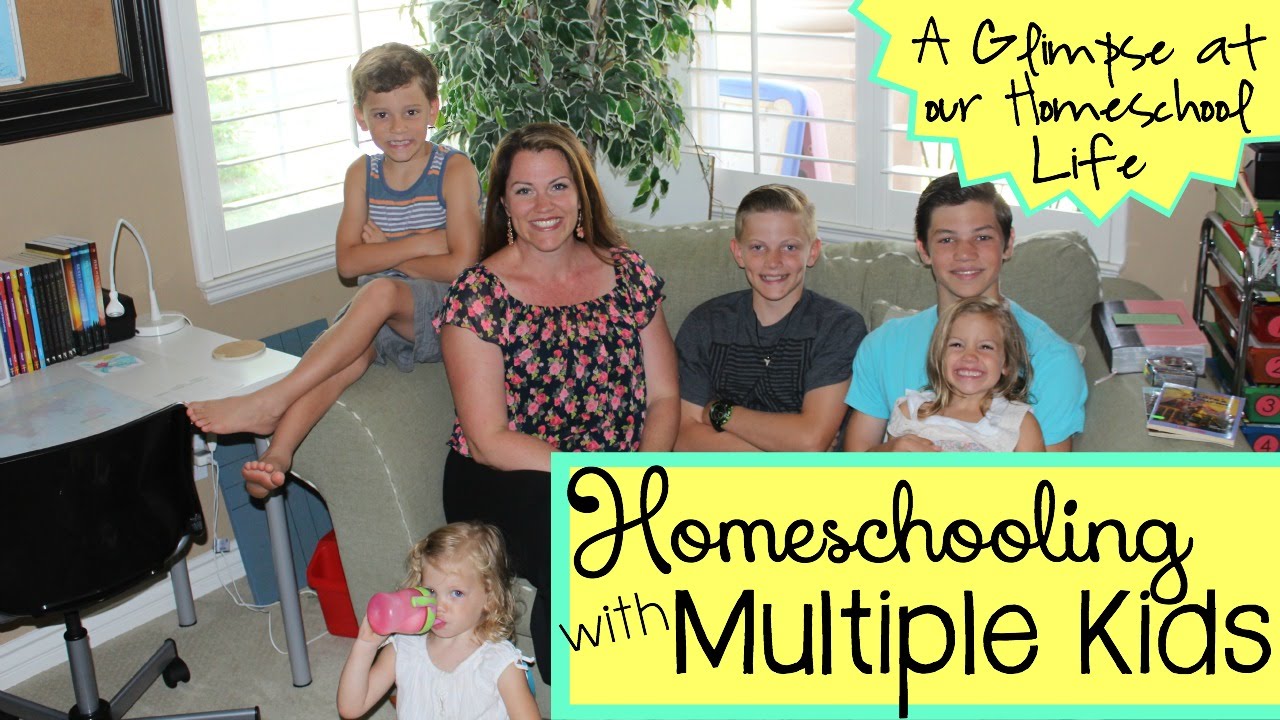 HOW TO HOMESCHOOL WITH MULTIPLE KIDS - YouTube