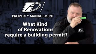 What kind of renovations require a building permit