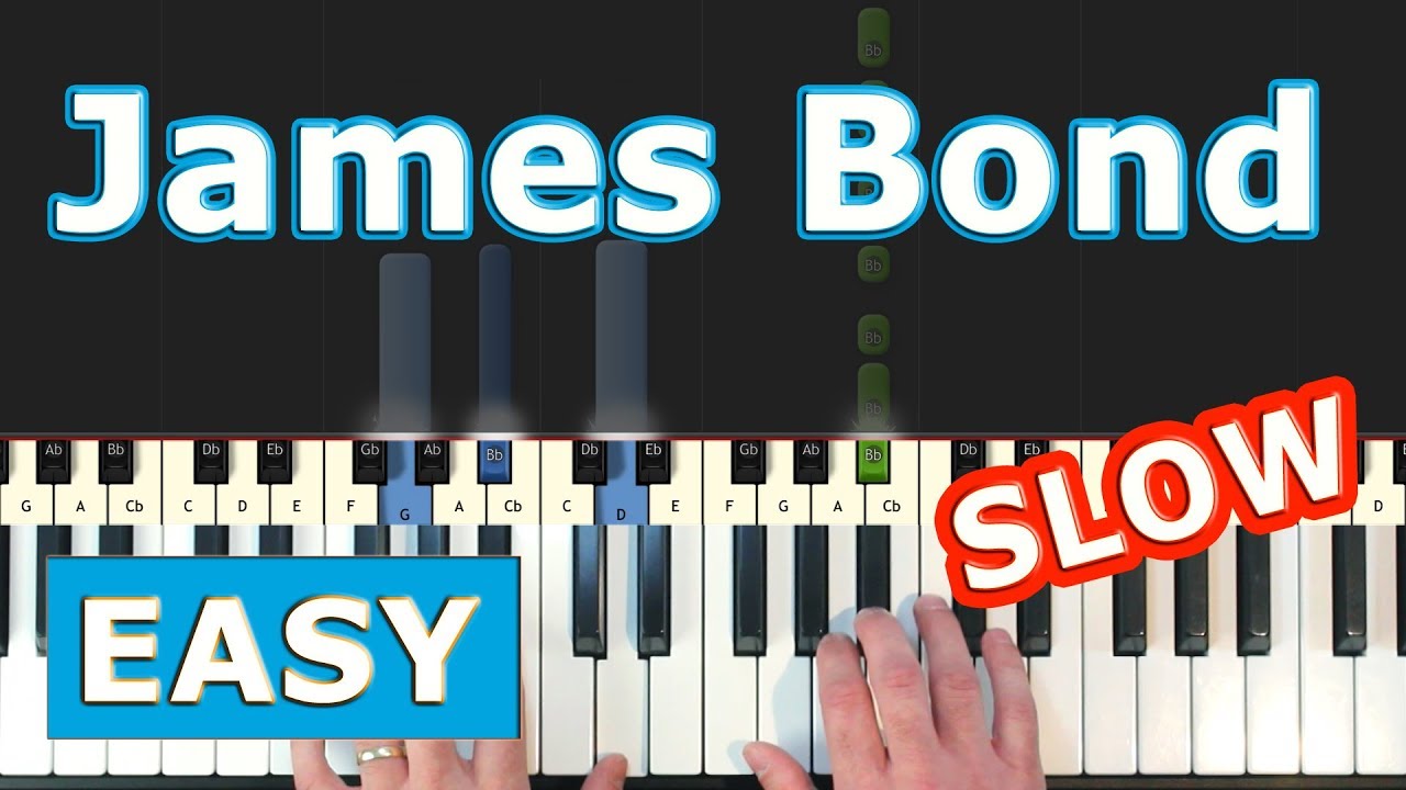 James Bond piano tutorial