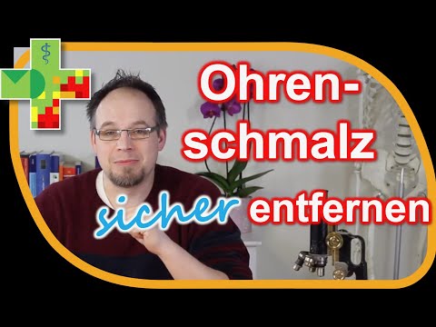 Video: Ohrenschmalzentfernung Hausmittel: Reinigen Sie Ihre Ohren Sicher