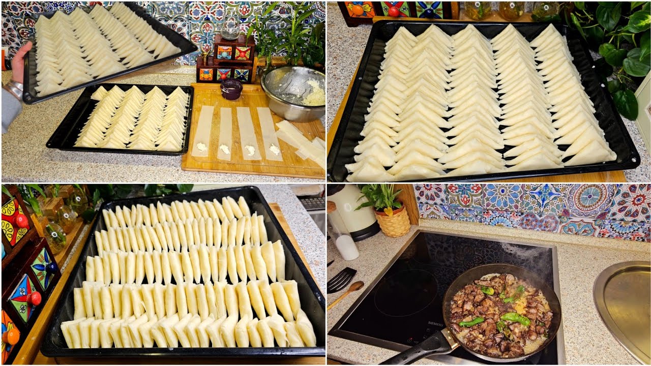 فرزنت كمية كبيرة من السمبوسة ببديل رقائق السمبوسة👌استغليت الشمس وانجزت شغلي