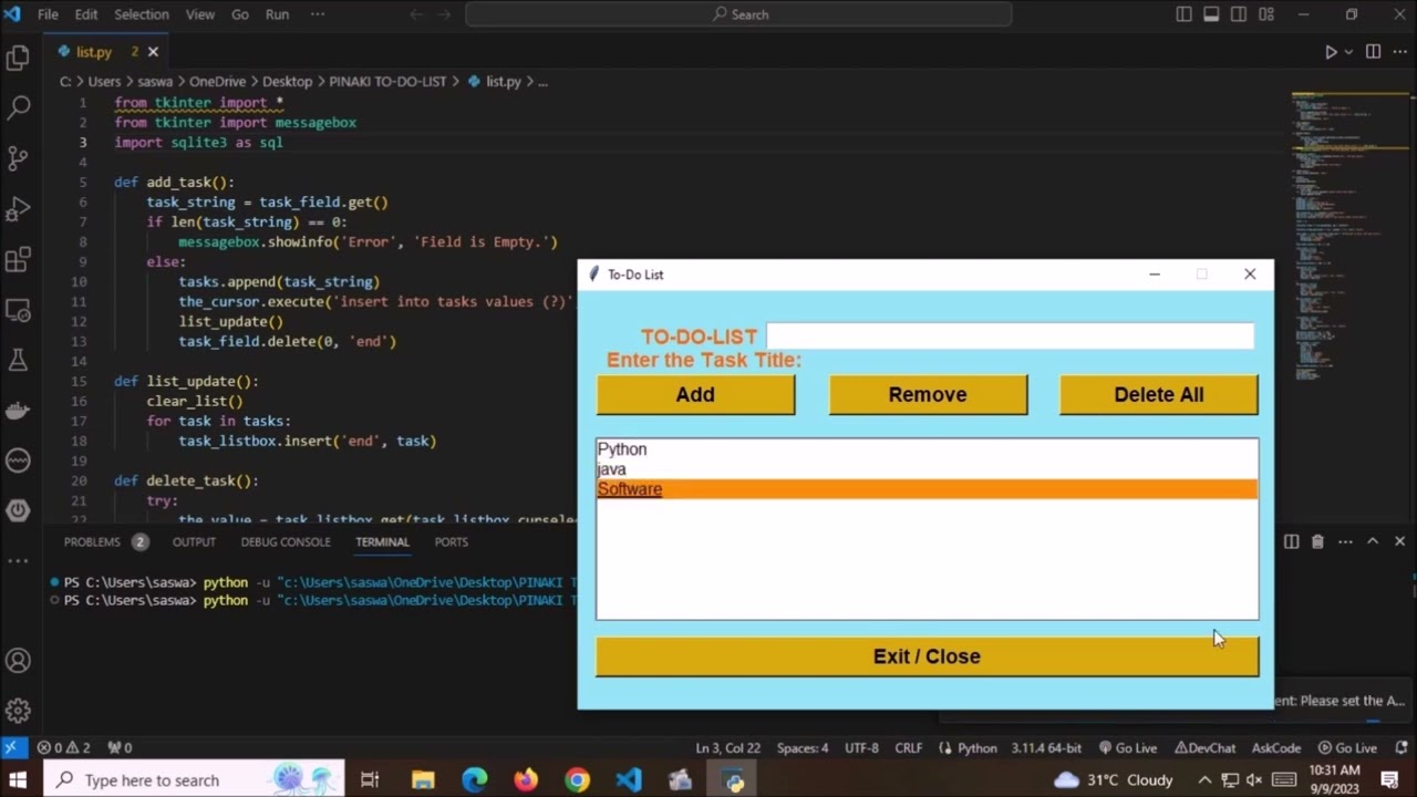 InfoaidTech-Intern-Pinaki-TO-DO-LIST-using-PYTHON-Task-2