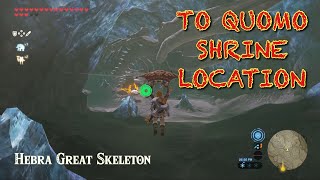 To Quomo Shrine Location To Quomo shrine Guide Zelda Breath of the Wild