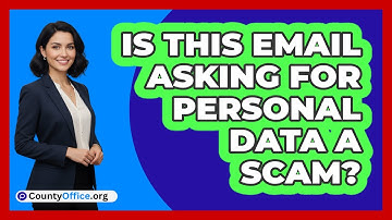 Is This Email Asking For Personal Data A Scam?