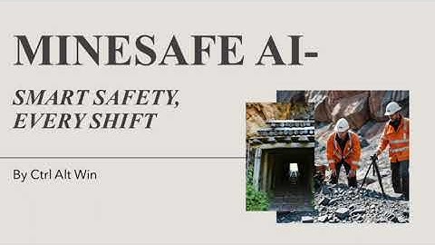 MineSafe AI – Smart Mining Safety App | AI-Powered Worker Safety & Hazard Reporting System