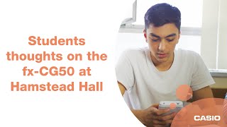 Students thoughts on the new fx-CG50: Hamstead Hall Case Study