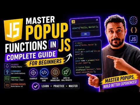 JavaScript Popups Explained: Alert vs Prompt vs Confirm