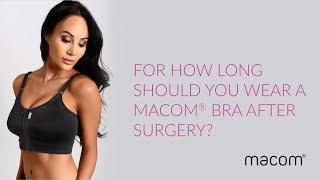 MACOM Medical - The macom® second stage bra has a lower cleavage and an  elastic band to give you extra support. It's recommended after 6 to 8 weeks post  surgery. . . . . #