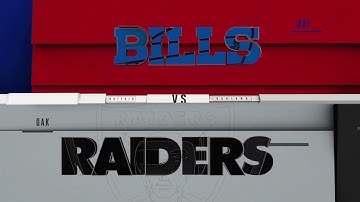NFL on CBS - Buffalo at Oakland Intro Week 13 2016