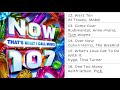 NOW That’s What I Call Music! 107 - Tracklist